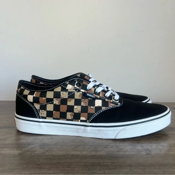 Vans Men's Atwood Camo Check Checkerboard Shoe Size 11.5 #B1516